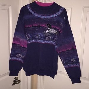 EUC Vintage Artisans Sunschein Designs Sweatshirt
